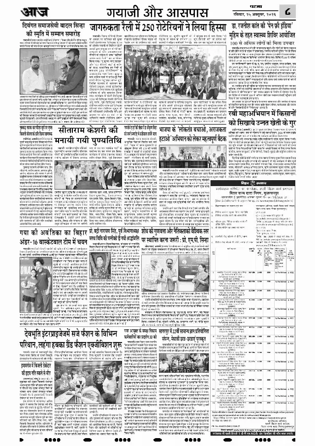 पटना ई-पेपर — GAYA 8 — 25 अक्टूबर 2026